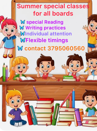 East Riffa, Lessons Offered, English Tution Available For All Boards ( CBSE, Pakistani, Arabic And British Curriculum )