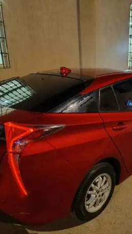 Al Ameer Fawwaz Junobi, Vehicles, Cars & Trucks , SAR 40,  Toyota Prius,  2017,  Automatic,  214 KM,    Fully Option Rare Colour Dark Red (Maroon) SAR 40000