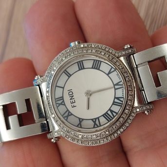 Riyadh, Jewelry, SAR 1700,  Fendi Watch Original Diamond Bezel For Ladies Original Swiss Made