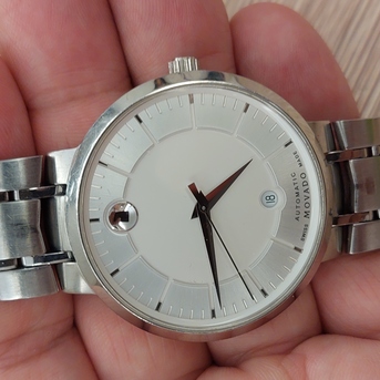 Riyadh, Watches, SAR 2400,  Movado Automatic Watch Big Dial 42mm For Men Original Swiss Made