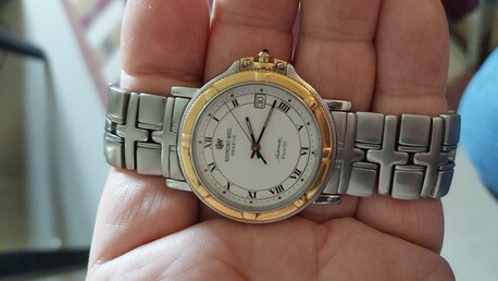 Riyadh, Jewelry, SAR 2900,  Raymond Weil Automatic Watch Solid Gold And Steel For Men Original Swiss Made