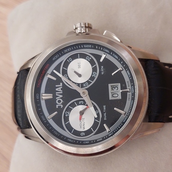 Riyadh, Watches, SAR 1300,  Jovial Watch  World Timer Big Dial 44mm For Men Original Swiss Made