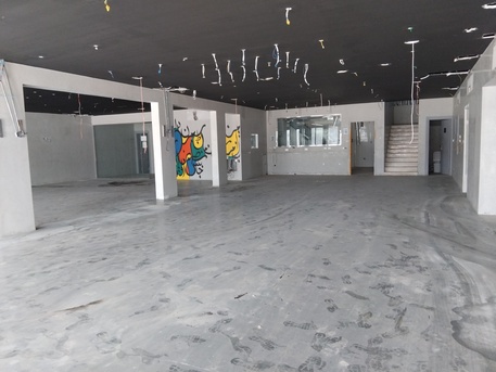 Manama, Shops, BHD 180,  6 Shutter Showroom With Mezanin Floor 2Bath.  Store Room In -((( Nuwdirat)))