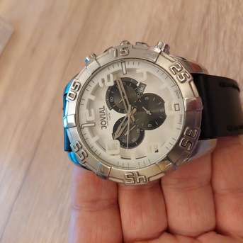 Riyadh, Watches, SAR 1300,  Jovial Chronograph Watch Big Dial 45mm For Men Original Swiss Made