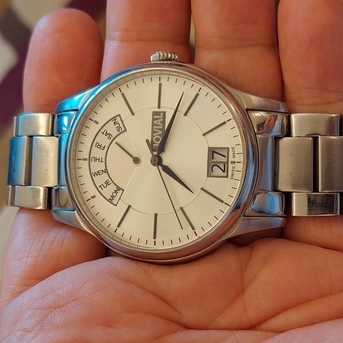 Riyadh, Jewelry, SAR 1300,  Jovial Watch RetroDate Big Dial 42mm For Men Original Swiss Made