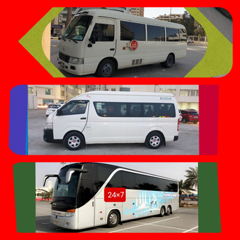 Amwaj, Labor/Moving, MOVING 15.SEATER VAN 30.SEATER COASTER 50.SEATER BUS AVAILABLE RENTAL