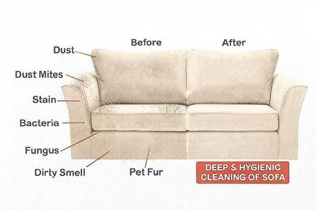 Fujairah, Cleaning, Sofa Shampooing Service