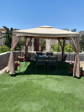 Amman, Apartments/Houses, JOD 12000/year,  Furnished,  2 BR,  Hertige Fully Furnished 2B Apart With Rooftop Terrace N Jabal Webdeh 00962777688956