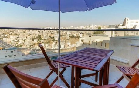 Abdoun, Apartments/Houses, JOD 14000/year,  Furnished,  2 BR,  Roof Top Fully Furnished 2B Apart With Big Terrace In Abdoun 00962777688956