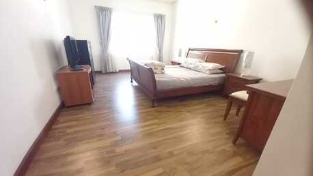 Juffair, Apartments/Houses, BHD 500/month,  Furnished,  3 BR,  Villa Type Apartment: Balcony. BIG Closed Kitchen. Squash Court. Pool. Gym. Internet:TONY