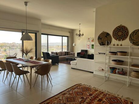 Amman, Apartments/Houses, JOD 16000/year,  Furnished,  3 BR,  Amazing Fully Furnished 3B Apart With Big Balcony In Jabal Webdeh 00962777688956