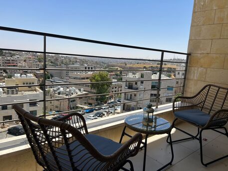 Amman, Apartments/Houses, JOD 16000/year,  Furnished,  3 BR,  Amazing Fully Furnished 3B Apart With Big Balcony In Jabal Webdeh 00962777688956