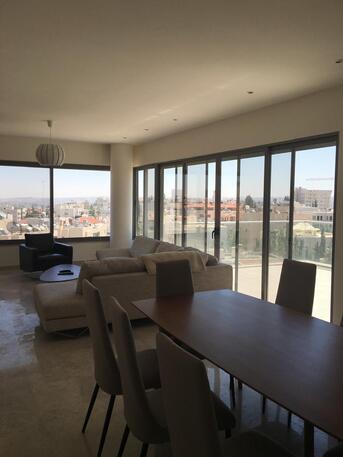 Amman, Apartments/Houses, JOD 30000/year,  4 BR,  Deplux Semi Furnished 4B With Baconly And Terrace N 5circle 00962777688956