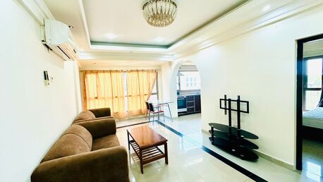 Adliya, Apartments, Flats, Houses & Villas, BHD 240/month,  Furnished,  1 BR,  FULLY FURNISHED 1 BEDROOM FLAT WITH UNLIMITED EWA