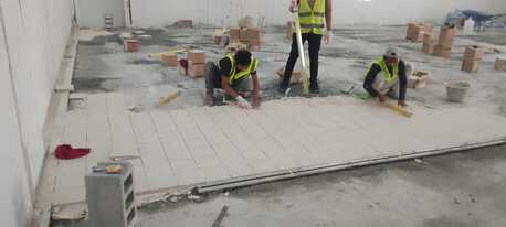 Dammam, Construction, Plumbing, Electrical, Paint,Gypsum, Tile, Fire Fighting , Epoxy And Carpentry Work