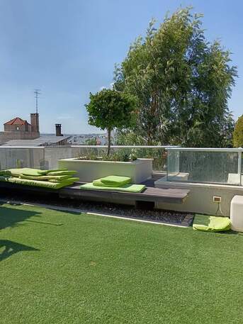 Amman, Apartments/Houses, JOD 10000/year,  Furnished,  2 BR,  Roof Top Fully Furnished 2B Apart. With Big Garden Terrace Sweifieh 00962777688956