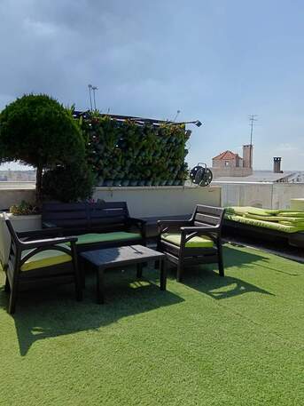 Amman, Apartments/Houses, JOD 10000/year,  Furnished,  2 BR,  Roof Top Fully Furnished 2B Apart. With Big Garden Terrace Sweifieh 00962777688956