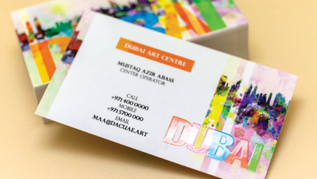 Dubai, Printing, Premium Spot UV Business Cards By Print Arabia