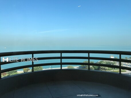 Salmiya, Apartments/Houses, KWD 1000/month, 3 BR, SEA VIEW THREE BEDROOM APARTMENT WITH BALCONY - SALMIYA