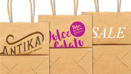 Dubai, Printing, Custom Brown Kraft Paper Bags From Print Arabia