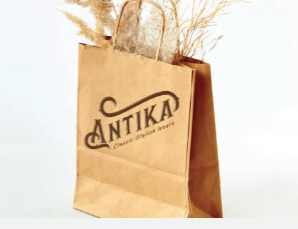 Dubai, Printing, Custom Brown Kraft Paper Bags From Print Arabia
