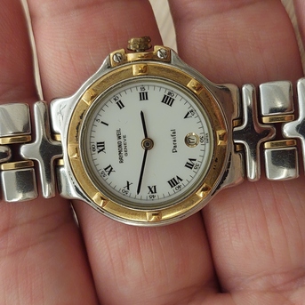 Riyadh, Jewelry, SAR 1500,  Raymond Weil Solid Gold And Steel For Ladies Original Swiss Made