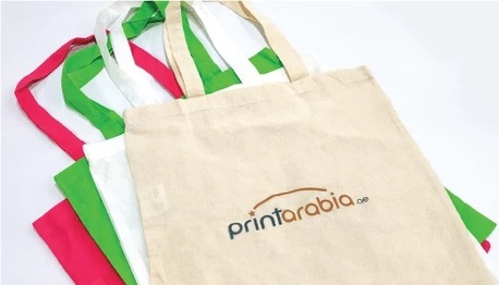 Dubai, Printing, Custom Printed Cotton Tote Bags (Fast Turnaround!) | Print Arabia