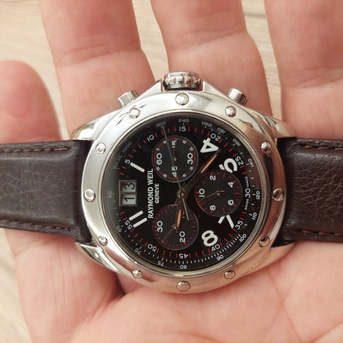 Riyadh, Jewelry, SAR 1700,  Raymond Weil Chronograph Watch Big Dial 42mm For Men Original Swiss Made