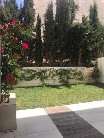 Amman, Apartments/Houses, JOD 14000/year,  Furnished,  2 BR,  Ground Fully Furinshed 2B Apartment With Big Garden In Swefieh 00962777688956