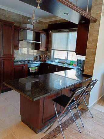 Amman, Apartments/Houses, JOD 12000/year,  Furnished,  3 BR,  Fully Furnished Three Bedroom Apartment With Baconly In Jabal Webdeh 00962777688956