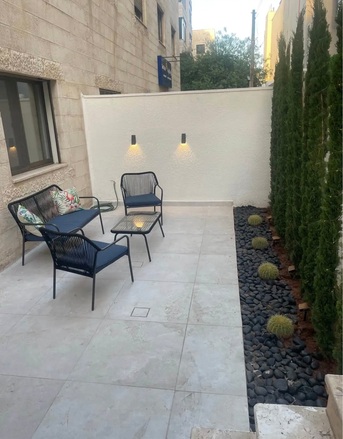Amman, Apartments/Houses, JOD 6600/year,  Furnished,  1 BR,  Ground Fully Furinshed One Bedroom Apartment With Garden In Swefieh 00962777688956