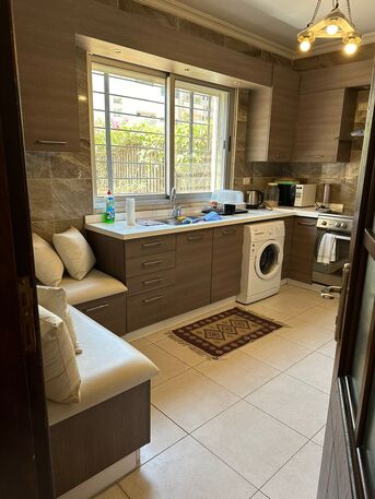 Amman, Apartments/Houses, JOD 13500/year,  Furnished,  2 BR,  Ground Fully Furinshed 2B Apartment With Outside Garden In Jabal Webdeh 00962777688956