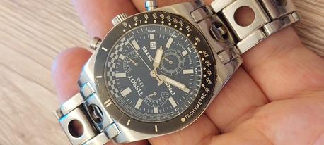 Riyadh, Jewelry, SAR 1380,  Tissot Chronograph Watch Big Dial 42mm For Men Original Swiss Made