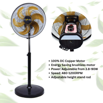 Dubai, Appliances, AED 390,  Climate Plus 18 Inch Brushless Pedestal Fan