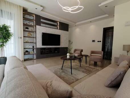 Amman, Apartments/Houses, JOD 18000/year,  Furnished,  3 BR,  Ground Fully Furinshed 3B Apartment With Outside Terrace In Swefieh 00962777688956