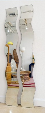 Khobar, Furniture, SAR 50,  Ikea Wavy Design Mirrors