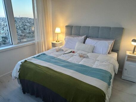 Amman, Apartments/Houses, JOD 7200/year,  Furnished,  1 BR,  Fully Furnished 1B Apart With Baconly In Jabal Amman First Circle 00962777688956