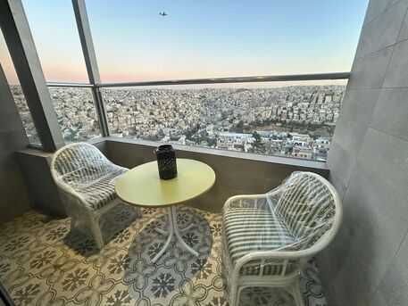 Amman, Apartments/Houses, JOD 7200/year,  Furnished,  1 BR,  Fully Furnished 1B Apart With Baconly In Jabal Amman First Circle 00962777688956