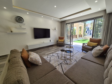 Abdoun, Apartments/Houses, JOD 14000/year,  Furnished,  2 BR,  Ground Fully Furinshed 2B Apart With Garden And Pool In Abdoun 00962777688956