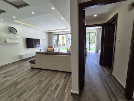 Abdoun, Apartments/Houses, JOD 14000/year,  Furnished,  2 BR,  Ground Fully Furinshed 2B Apart With Garden And Pool In Abdoun 00962777688956