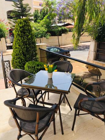 Abdoun, Apartments/Houses, JOD 14000/year,  Furnished,  3 BR,  Ground Fully Furinshed 3B Apart With Terrace In Abdoun 00962777688956