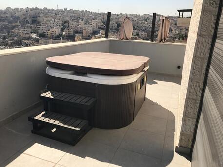 Abdoun, Apartments/Houses, JOD 24000/year,  Furnished,  3 BR,  Roof Top Fully Furnished 3B Apart With Big Terrace In Abdoun 00962777688956