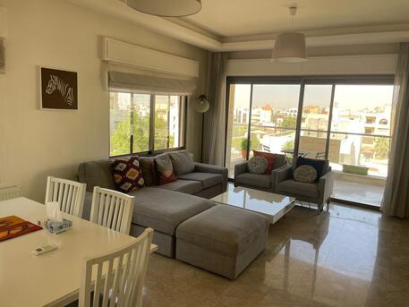 Abdoun, Apartments/Houses, JOD 15000/year,  Furnished,  3 BR,  Fully Furnished Three Bedroom Apartment With Baconly In Abdoun 00962777688956