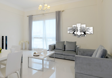 Manama, Apartments, Flats, Houses & Villas, BHD 350/month,  Furnished,  2 BR,  Bright And Elegant Flat For Rent In Um Al Hassam