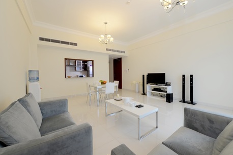 Manama, Apartments, Flats, Houses & Villas, BHD 350/month,  Furnished,  2 BR,  Bright And Elegant Flat For Rent In Um Al Hassam