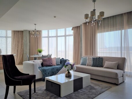 Amwaj, Apartments/Houses, BHD 330/month, 1 BR, Fully Furnished Apartment For Rent In Amwaj Island With EWA