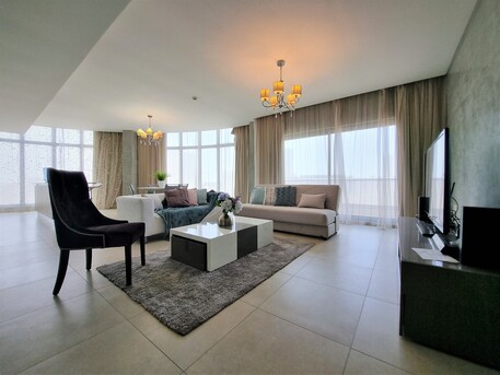 Amwaj, Apartments/Houses, BHD 330/month, 1 BR, Fully Furnished Apartment For Rent In Amwaj Island With EWA