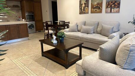 Abdoun, Apartments/Houses, JOD 12000/year,  Furnished,  2 BR,  Ground Fully Furinshed 2B Apartment With Garden In Abdoun 00962777688956