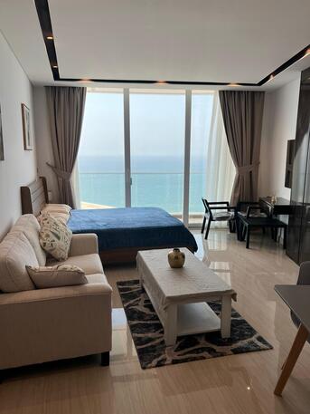 Manama, Apartments/Houses, BHD 370/month,  Furnished,  Studio,  90 Sq. Meter,  Studio Nice Luxury Flat With Sew View In Seef Area Call Aleena