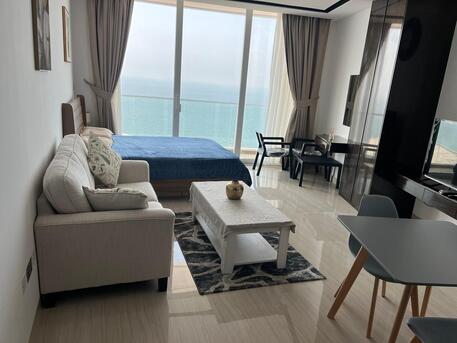 Manama, Apartments/Houses, BHD 370/month,  Furnished,  Studio,  90 Sq. Meter,  Studio Nice Luxury Flat With Sew View In Seef Area Call Aleena